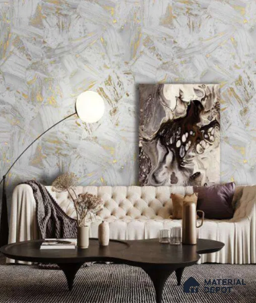 WK25-2528 | 10 Meter x 21 Inches Patterned Look Wallpaper - 57.41 Sq. Ft. | Minimum 15% wastage during installation