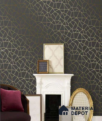 WK25-2540 | 10 Meter x 21 Inches Patterned Look Wallpaper - 57.41 Sq. Ft. | Minimum 15% wastage during installation