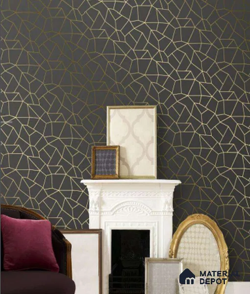 WK25-2540 | 10 Meter x 21 Inches Patterned Look Wallpaper - 57.41 Sq. Ft. | Minimum 15% wastage during installation