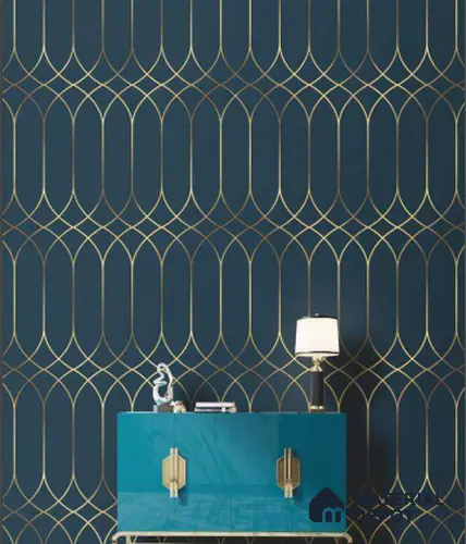 WK25-2543 | 10 Meter x 21 Inches Patterned Look Wallpaper - 57.41 Sq. Ft. | Minimum 15% wastage during installation