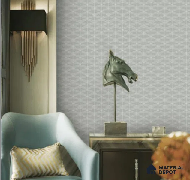 WK21-2139 | 10 Meter x 21 Inches Geometric Look Wallpaper - 57.41 Sq. Ft.
