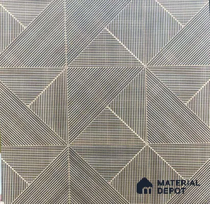 Grey Cane Look CAN 105 8 ft x 4 ft Suede Finish Decorative Laminate - 1 mm | Suitable for TV Unit, Wardrobe, Kitchen Cabinets