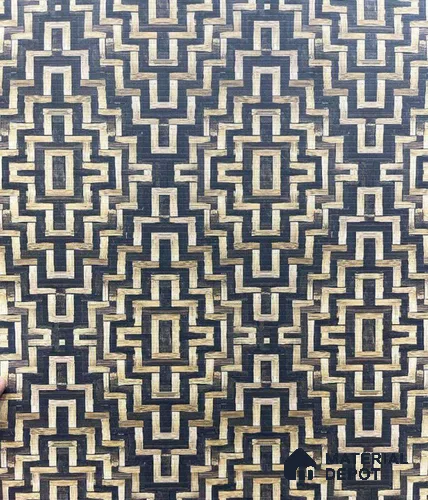 Grey Cane Look CAN 106 8 ft x 4 ft Suede Finish Decorative Laminate - 1 mm | Suitable for TV Unit, Wardrobe, Kitchen Cabinets