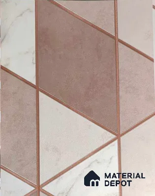 9017 | 5 Meter x 42 Inches Geometric Look Wallpaper - 57.37 Sq. Ft. | Minimum 15% wastage during installation