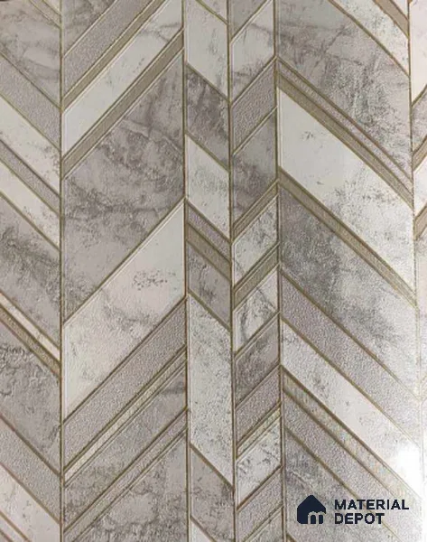 9021 | 5 Meter x 42 Inches Geometric Look Wallpaper - 57.37 Sq. Ft. | Minimum 15% wastage during installation
