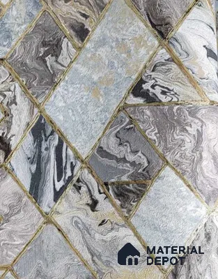 9032 | 5 Meter x 42 Inches Patterned Look Wallpaper - 57.37 Sq. Ft. | Minimum 15% wastage during installation