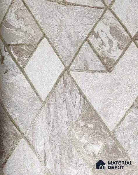 9035 | 5 Meter x 42 Inches Geometric Look Wallpaper - 57.37 Sq. Ft. | Minimum 15% wastage during installation