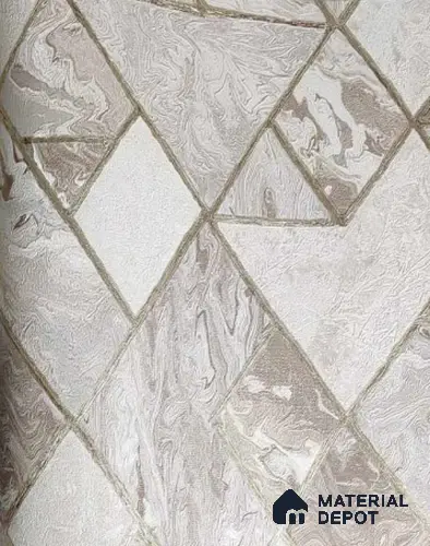 9035 | 5 Meter x 42 Inches Geometric Look Wallpaper - 57.37 Sq. Ft. | Minimum 15% wastage during installation