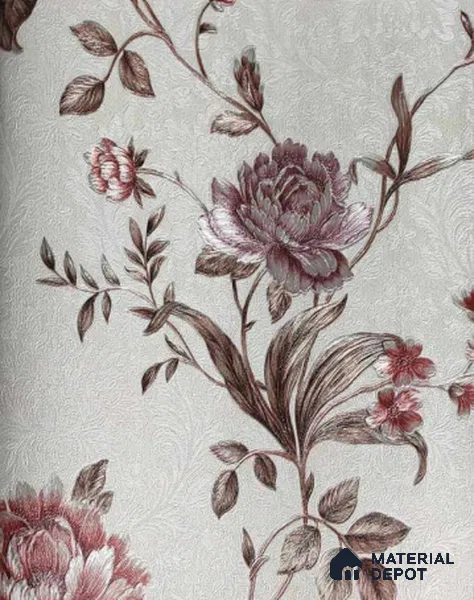9051 | 5 Meter x 42 Inches Florals Look Wallpaper - 57.37 Sq. Ft. | Minimum 15% wastage during installation