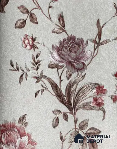 9051 | 5 Meter x 42 Inches Florals Look Wallpaper - 57.37 Sq. Ft. | Minimum 15% wastage during installation