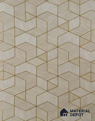 5525 | 10 Meter x 21 Inches Geometric Look Wallpaper - 57.41 Sq. Ft.