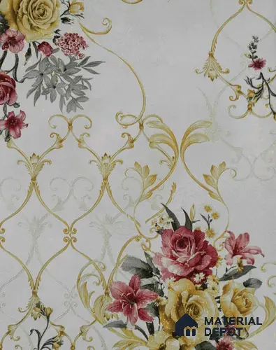 5546 | 10 Meter x 21 Inches Florals Look Wallpaper - 57.41 Sq. Ft.
