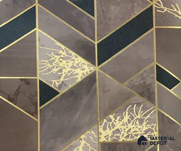 WK15-1501 | 10 Meter x 21 Inches Geometric Look Wallpaper - 57.41 Sq. Ft. | Minimum 15% wastage during installation