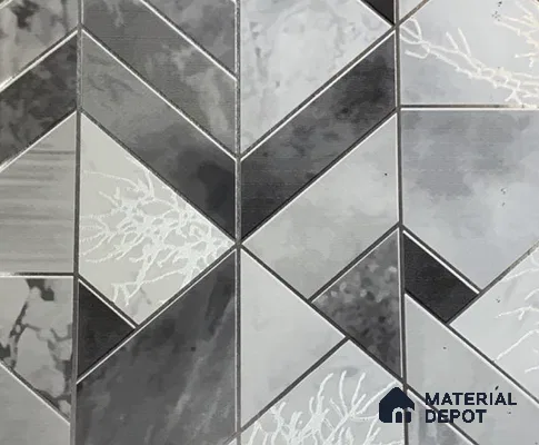 WK15-1504 | 10 Meter x 21 Inches Geometric Look Wallpaper - 57.41 Sq. Ft. | Minimum 15% wastage during installation