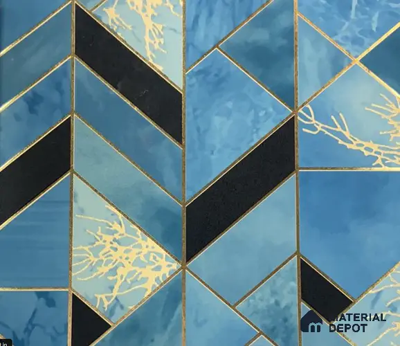 WK15-1505 | 10 Meter x 21 Inches Geometric Look Wallpaper - 57.41 Sq. Ft. | Minimum 15% wastage during installation