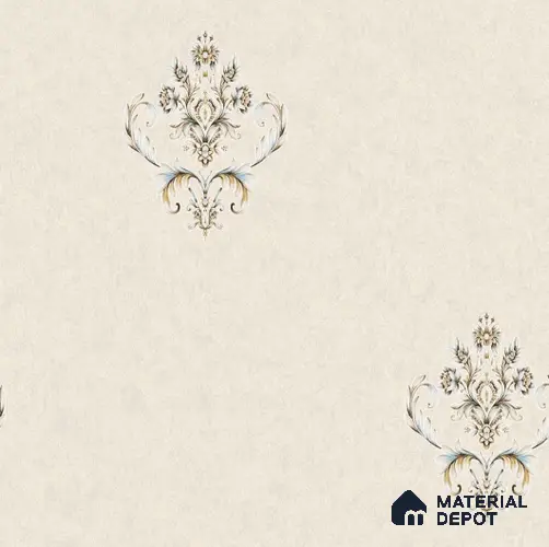 SG-2210 | 10 Meter x 21 Inches Damask Look Wallpaper - 57.41 Sq. Ft. | Minimum 15% wastage during installation
