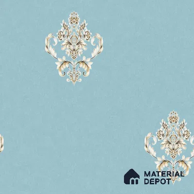 SG-2211 | 10 Meter x 21 Inches Damask Look Wallpaper - 57.41 Sq. Ft. | Minimum 15% wastage during installation