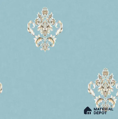 SG-2211 | 10 Meter x 21 Inches Damask Look Wallpaper - 57.41 Sq. Ft. | Minimum 15% wastage during installation