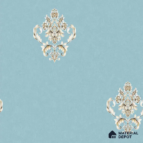 SG-2211 | 10 Meter x 21 Inches Damask Look Wallpaper - 57.41 Sq. Ft. | Minimum 15% wastage during installation