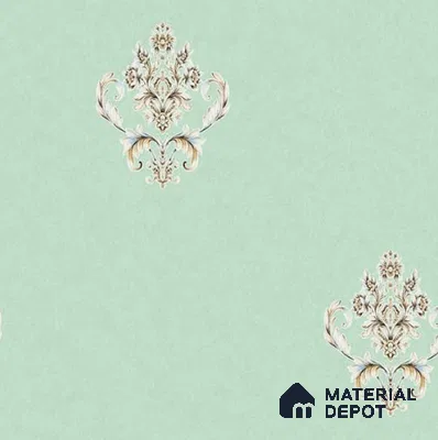 SG-2213 | 10 Meter x 21 Inches Damask Look Wallpaper - 57.41 Sq. Ft. | Minimum 15% wastage during installation