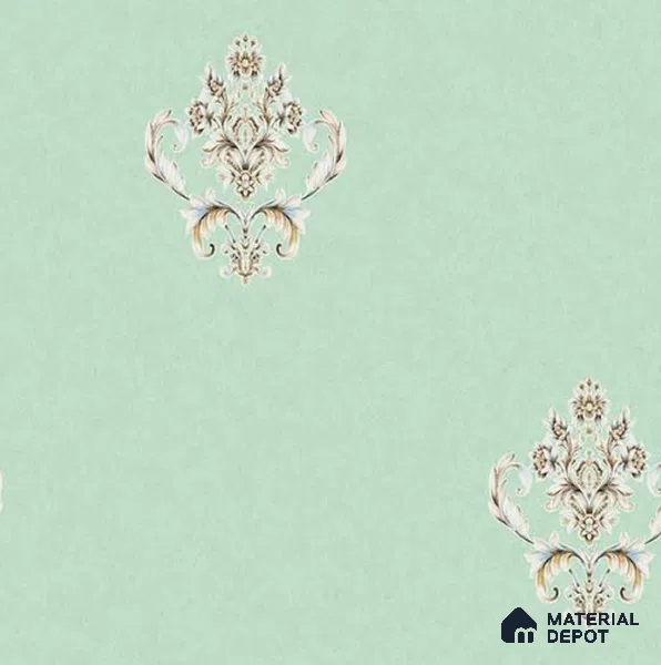 SG-2213 | 10 Meter x 21 Inches Damask Look Wallpaper - 57.41 Sq. Ft. | Minimum 15% wastage during installation