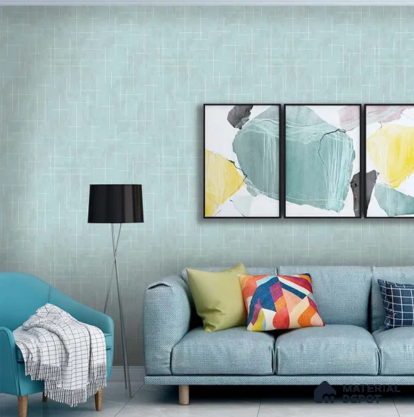 SG-2221 | 10 Meter x 21 Inches Geometric Look Wallpaper - 57.41 Sq. Ft. | Minimum 15% wastage during installation