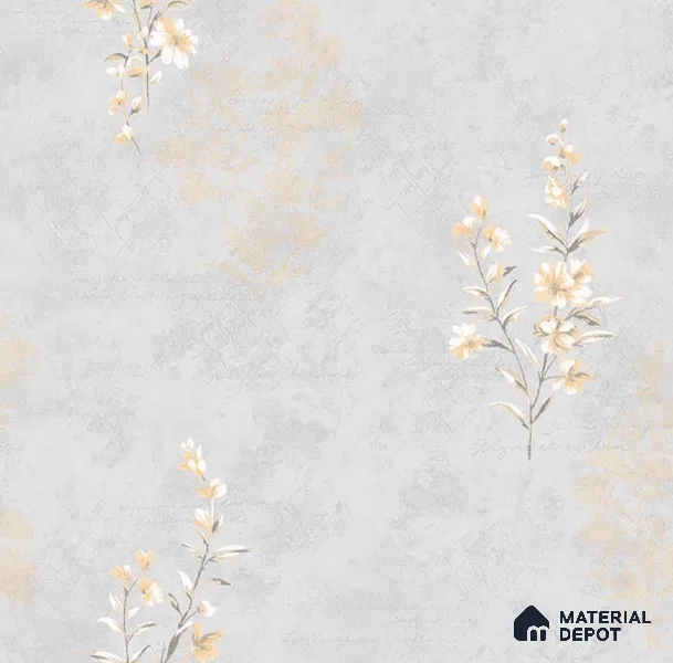 SG-2233 | 10 Meter x 21 Inches Florals Look Wallpaper - 57.41 Sq. Ft. | Minimum 15% wastage during installation