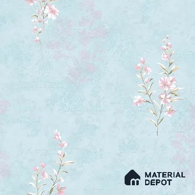 SG-2236 | 10 Meter x 21 Inches Florals Look Wallpaper - 57.41 Sq. Ft. | Minimum 15% wastage during installation