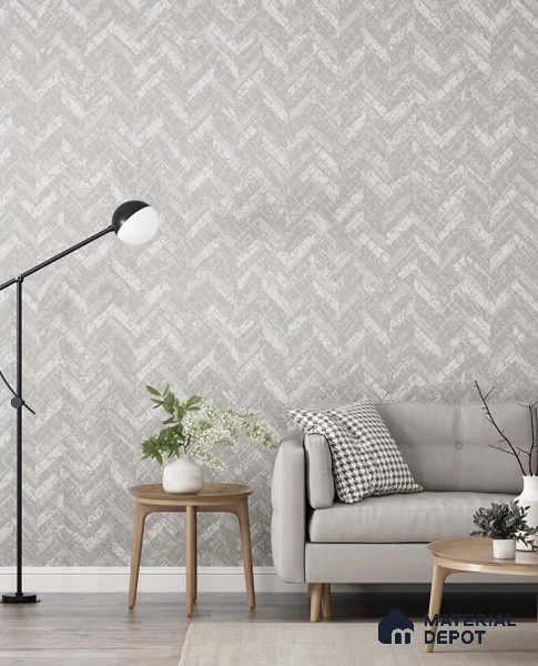 SG-2245 | 10 Meter x 21 Inches Patterned Look Wallpaper - 57.41 Sq. Ft. | Minimum 15% wastage during installation