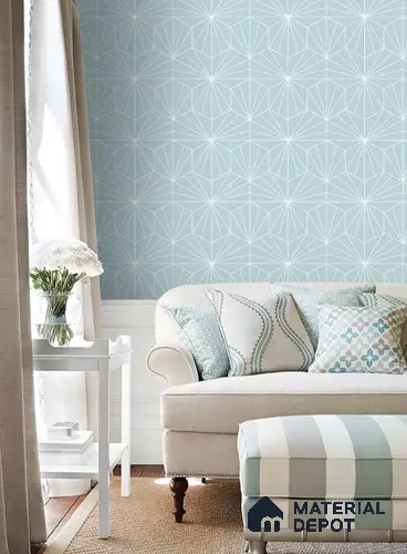 SG-2258 | 10 Meter x 21 Inches Geometric Look Wallpaper - 57.41 Sq. Ft. | Minimum 15% wastage during installation