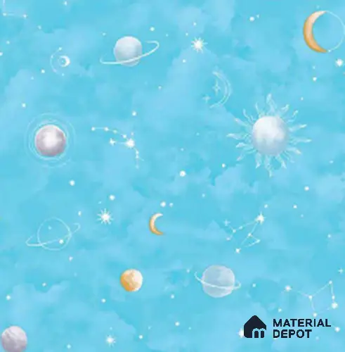 KD4011-2 | 10 Meter x 21 Inches Space Look Wallpaper - 57.41 Sq. Ft. | Minimum 15% wastage during installation