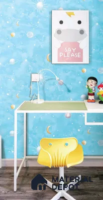 KD4011-2 | 10 Meter x 21 Inches Space Look Wallpaper - 57.41 Sq. Ft. | Minimum 15% wastage during installation
