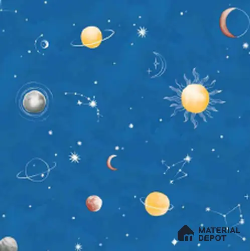 KD4011-3 | 10 Meter x 21 Inches Space Look Wallpaper - 57.41 Sq. Ft. | Minimum 15% wastage during installation