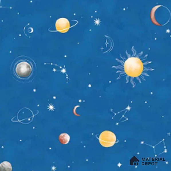 KD4011-3 | 10 Meter x 21 Inches Space Look Wallpaper - 57.41 Sq. Ft. | Minimum 15% wastage during installation