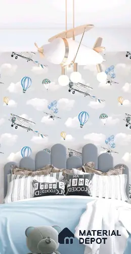 KD4012-4 | 10 Meter x 21 Inches Patterned Look Wallpaper - 57.41 Sq. Ft. | Minimum 15% wastage during installation
