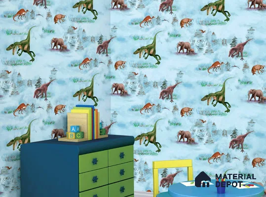 KD4080-1 | 10 Meter x 21 Inches Animal Print Look Wallpaper - 57.41 Sq. Ft. | Minimum 15% wastage during installation