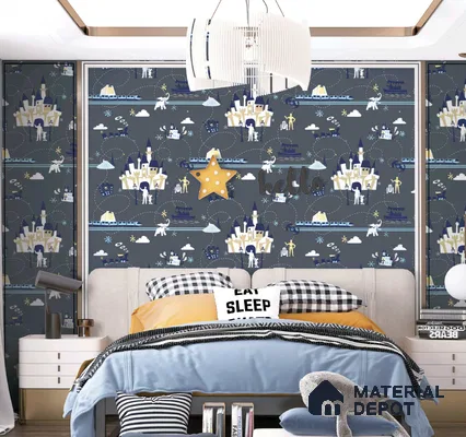 KD4090-4 | 10 Meter x 21 Inches Patterned Look Wallpaper - 57.41 Sq. Ft. | Minimum 15% wastage during installation