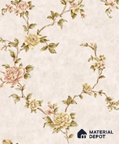 21012 | 10 Meter x 21 Inches Florals Look Wallpaper - 57.41 Sq. Ft.