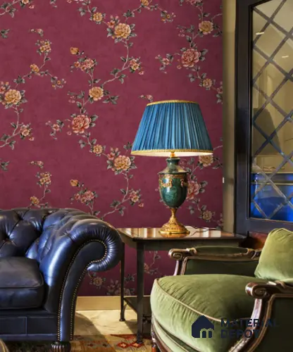 21013 | 10 Meter x 21 Inches Florals Look Wallpaper - 57.41 Sq. Ft.