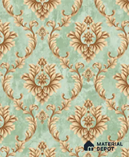 21014 | 10 Meter x 21 Inches Damask Look Wallpaper - 57.41 Sq. Ft.