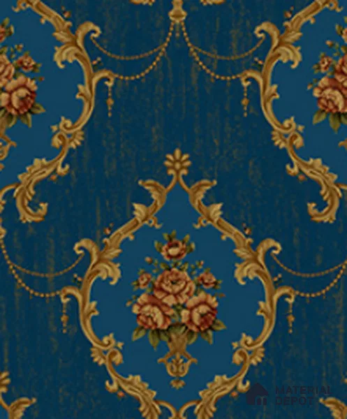 21026 | 10 Meter x 21 Inches Damask Look Wallpaper - 57.41 Sq. Ft.