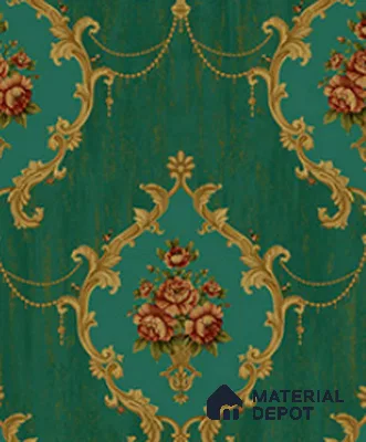 21028 | 10 Meter x 21 Inches Damask Look Wallpaper - 57.41 Sq. Ft.