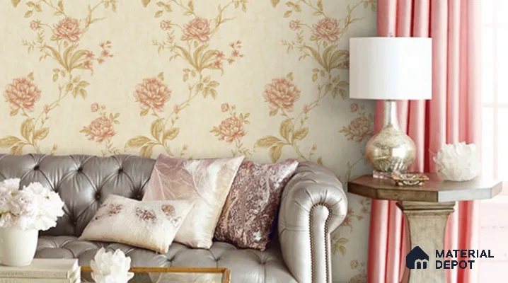 21031 | 10 Meter x 21 Inches Florals Look Wallpaper - 57.41 Sq. Ft.