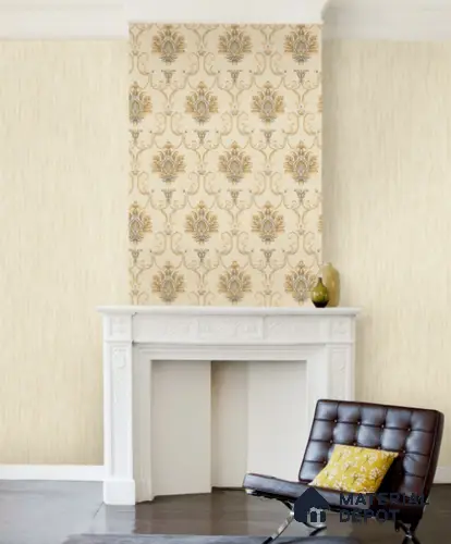 21041 | 10 Meter x 21 Inches Damask Look Wallpaper - 57.41 Sq. Ft.
