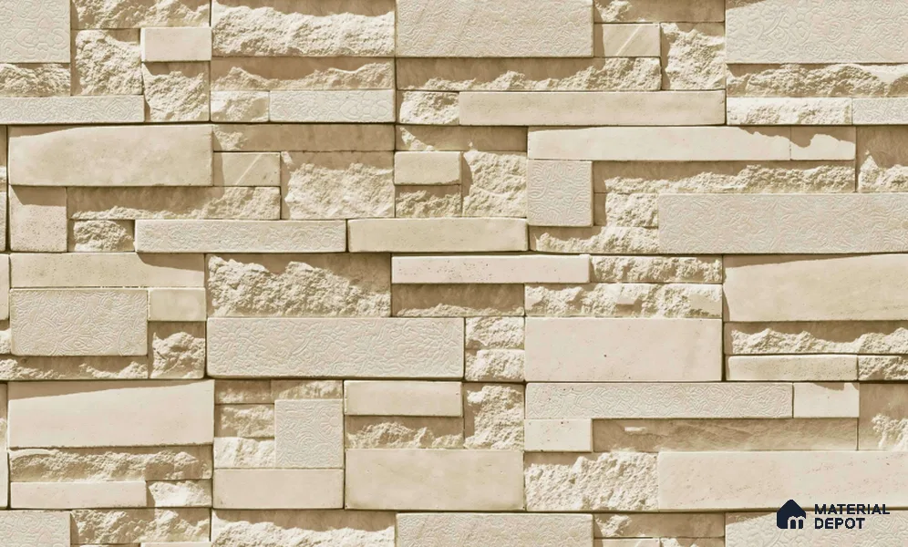 Noble bricks_87003-3 | 5 Meter x 42 Inches Brick Look Wallpaper - 57.41 Sq. Ft. | Minimum 15% wastage during installation