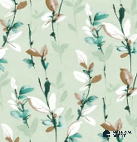 555117 | 10 Meter x 21 Inches Florals Look Wallpaper - 57.41 Sq. Ft. | Minimum 15% wastage during installation