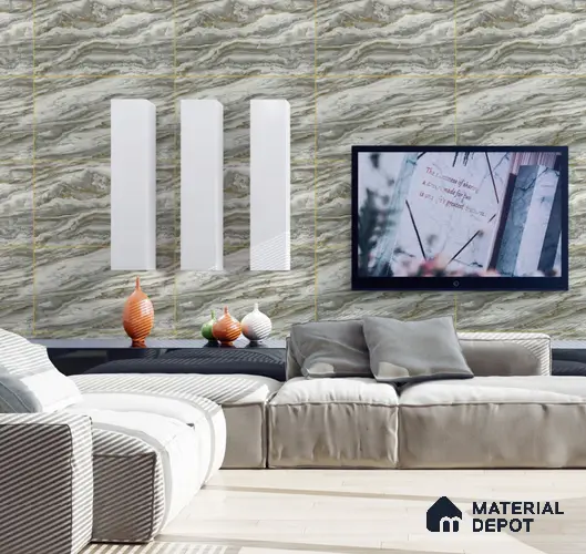 555136 | 10 Meter x 21 Inches Patterned Look Wallpaper - 57.41 Sq. Ft. | Minimum 15% wastage during installation