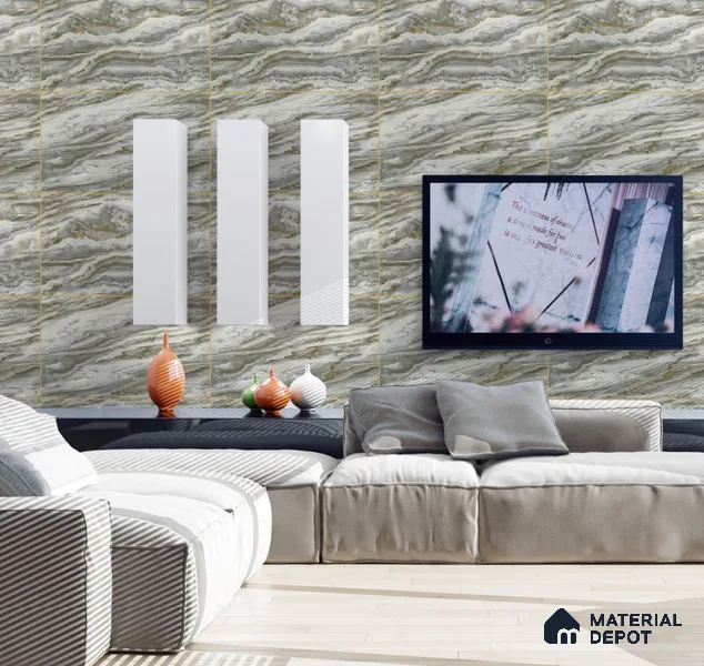 555136 | 10 Meter x 21 Inches Patterned Look Wallpaper - 57.41 Sq. Ft. | Minimum 15% wastage during installation