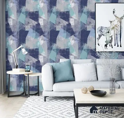 555142 | 10 Meter x 21 Inches Patterned Look Wallpaper - 57.41 Sq. Ft. | Minimum 15% wastage during installation