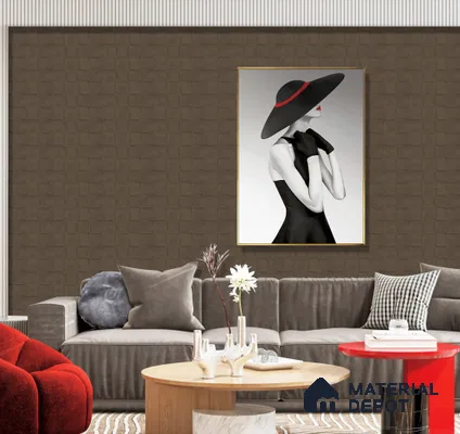 444177 | 10 Meter x 21 Inches Plain Look Wallpaper - 57.41 Sq. Ft. | Minimum 10% wastage during installation